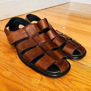 To Boot New York Men’s Adam Derrick Fisher Leather Sandals Made In Italy. Sz 11